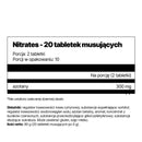 Nitrates - 20 tabletek musujących